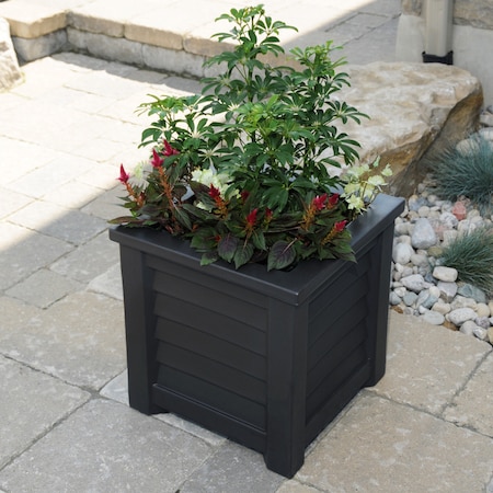 Mayne Lakeland 16x16 Planter - Black 5866-B